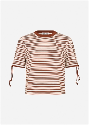 Janet tee Caramel Brown Stripe Baum Und Pferdgarten 
